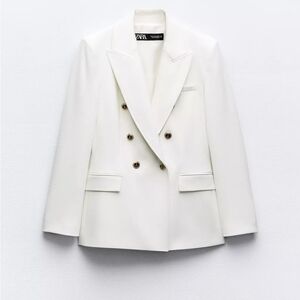 BNWT! Zara TAILORED DOUBLE-BREASTED BLAZER